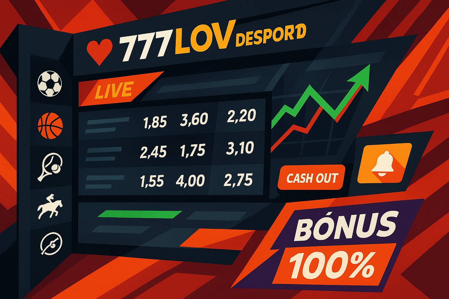 Aposte em apostas esportivas no cassino online 777LOV