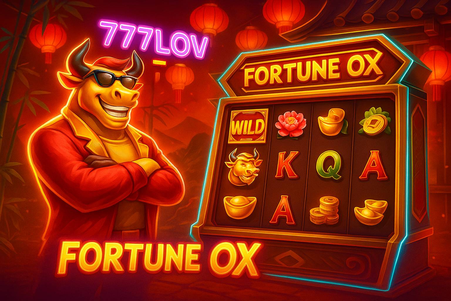 Fortune Ox no 777LOV- Aposte Agora e Reivindique Seus Ganhos
