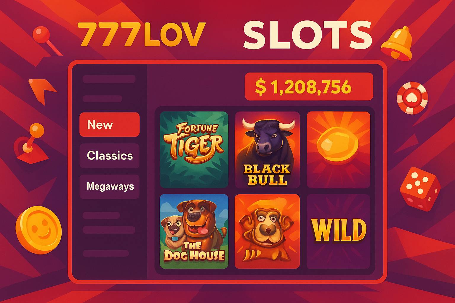 Jogos de Slot no Casino Online 777LOV