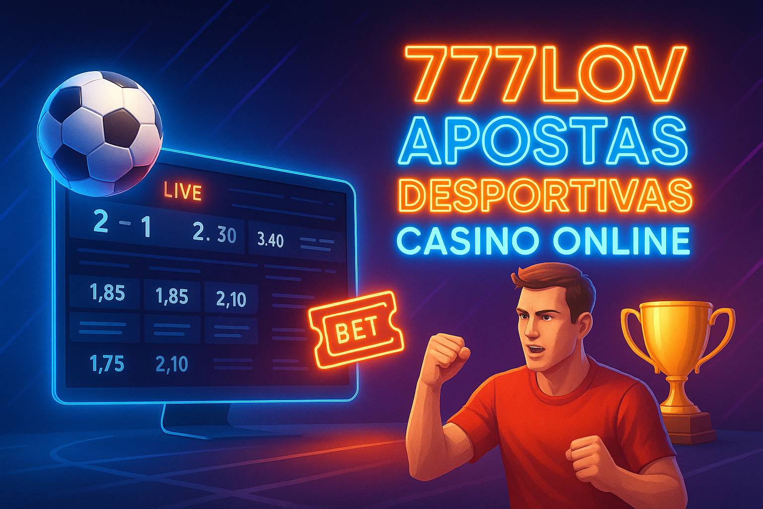 Apostas esportivas no cassino online 777LOV