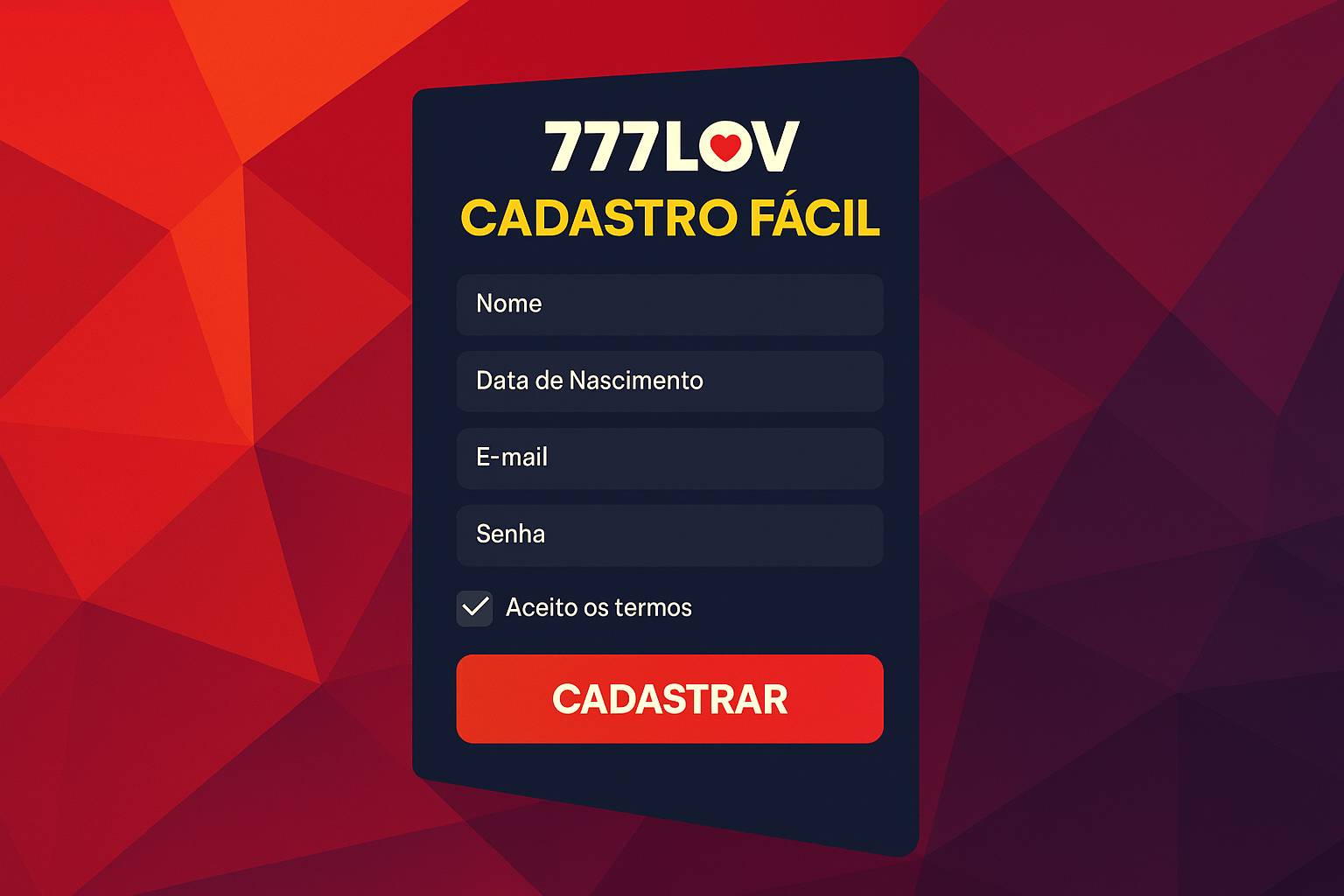 Não Perca tempo, o rRgistro na site 777LOV