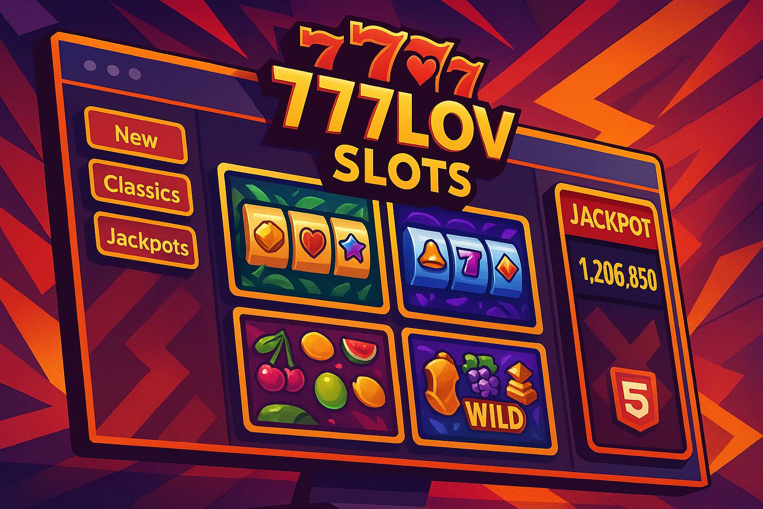Explore o mundo das slot machines no 777LOVCasino